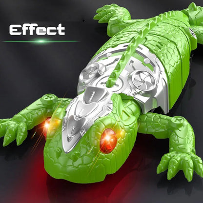 Realistic Biomimetic RC Wall Climbing Lizard Robot Toy Remote Control Gecko That Climb Glass & Smooth Wall Decor Christmas Gift