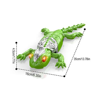 Realistic Biomimetic RC Wall Climbing Lizard Robot Toy Remote Control Gecko That Climb Glass & Smooth Wall Decor Christmas Gift