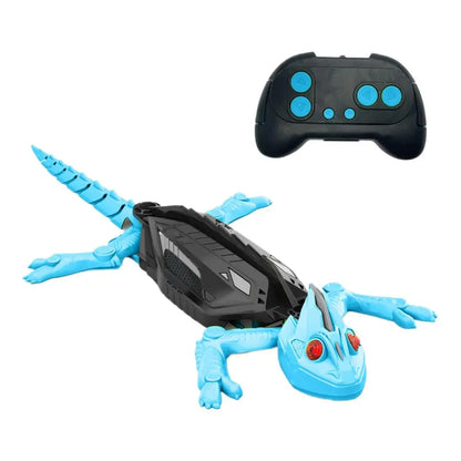 Realistic Biomimetic RC Wall Climbing Lizard Robot Toy Remote Control Gecko That Climb Glass & Smooth Wall Decor Christmas Gift