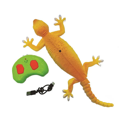 Realistic Biomimetic RC Wall Climbing Lizard Robot Toy Remote Control Gecko That Climb Glass & Smooth Wall Decor Christmas Gift